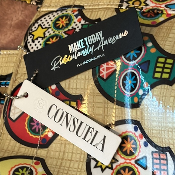 Consuela Sugar Skull tote / mini bag … NWT - Picture 7 of 16